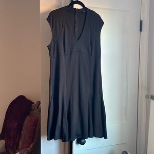 Fashion to figure black, fit, and flare dress
